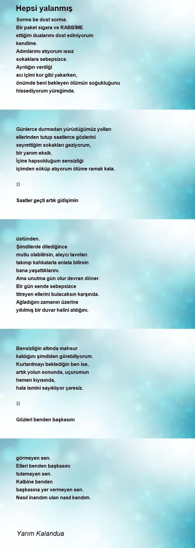 Yarım Kalandua