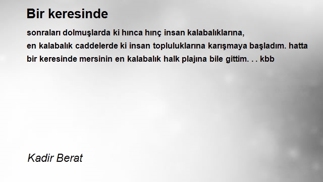 Kadir Berat