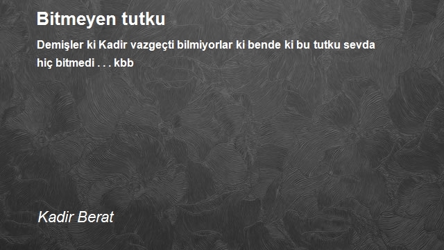 Kadir Berat