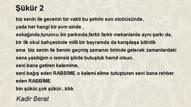 Kadir Berat