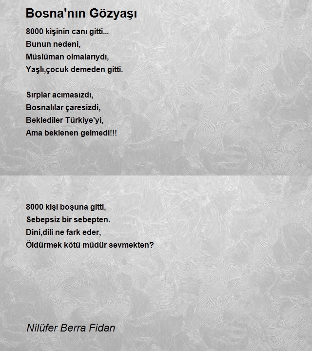 Nilüfer Berra Fidan