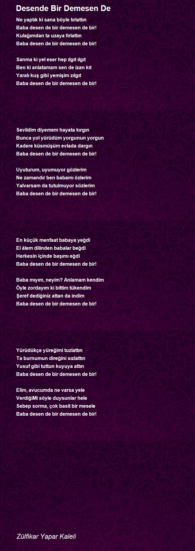 Zülfikar Yapar Kaleli
