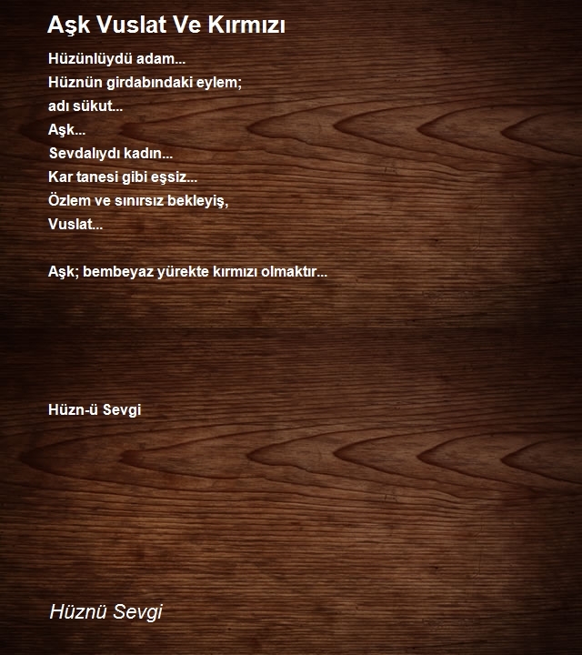 Hüznü Sevgi