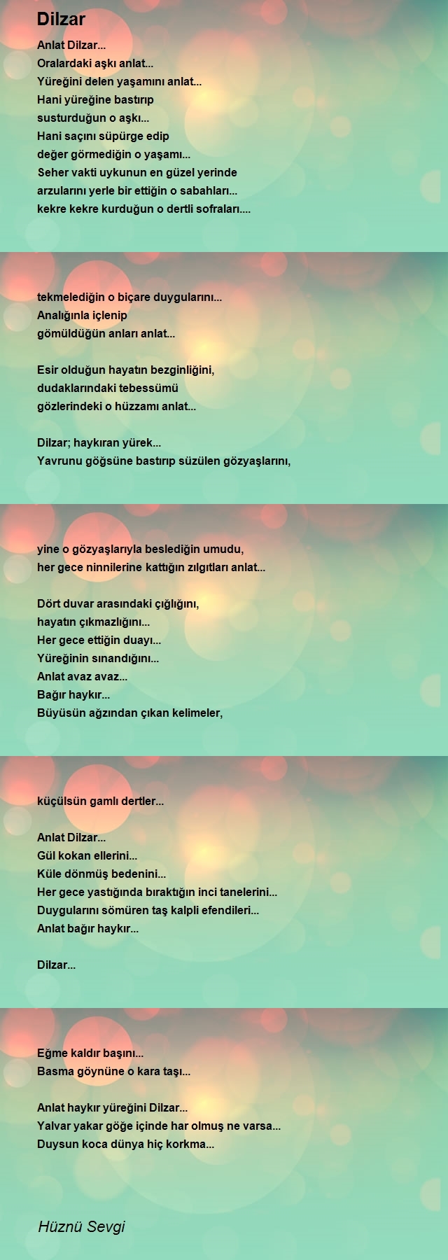Hüznü Sevgi