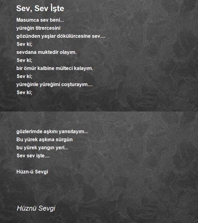 Hüznü Sevgi