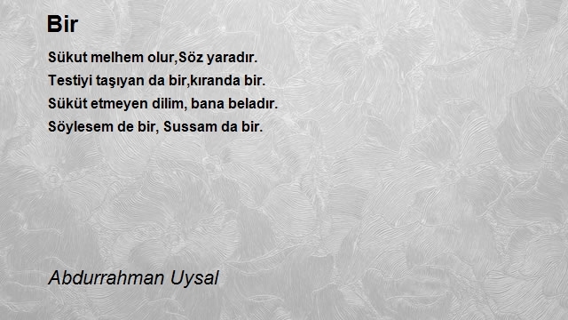 Abdurrahman Uysal