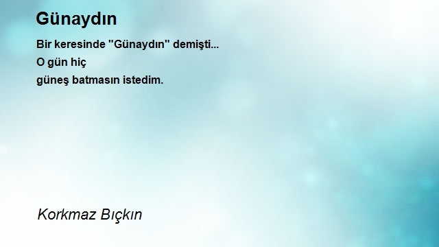 Korkmaz Bıçkın