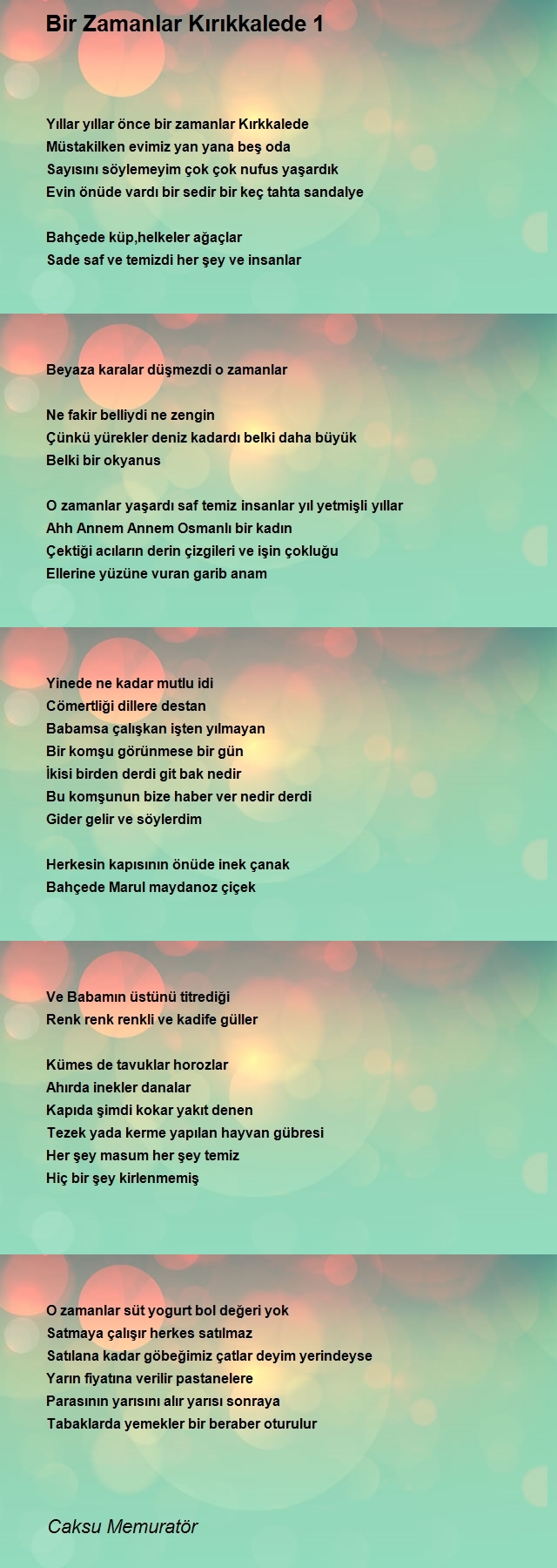 Caksu Memuratör