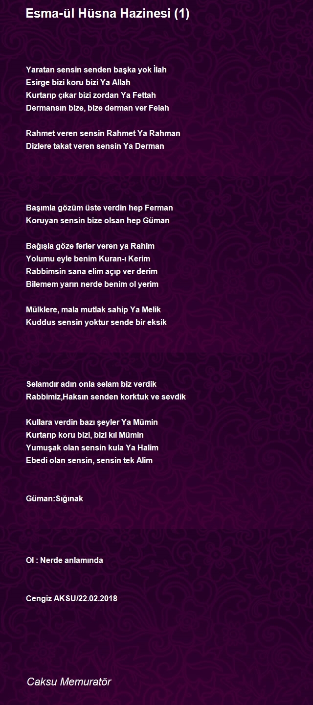 Caksu Memuratör
