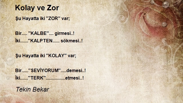 Tekin Bekar
