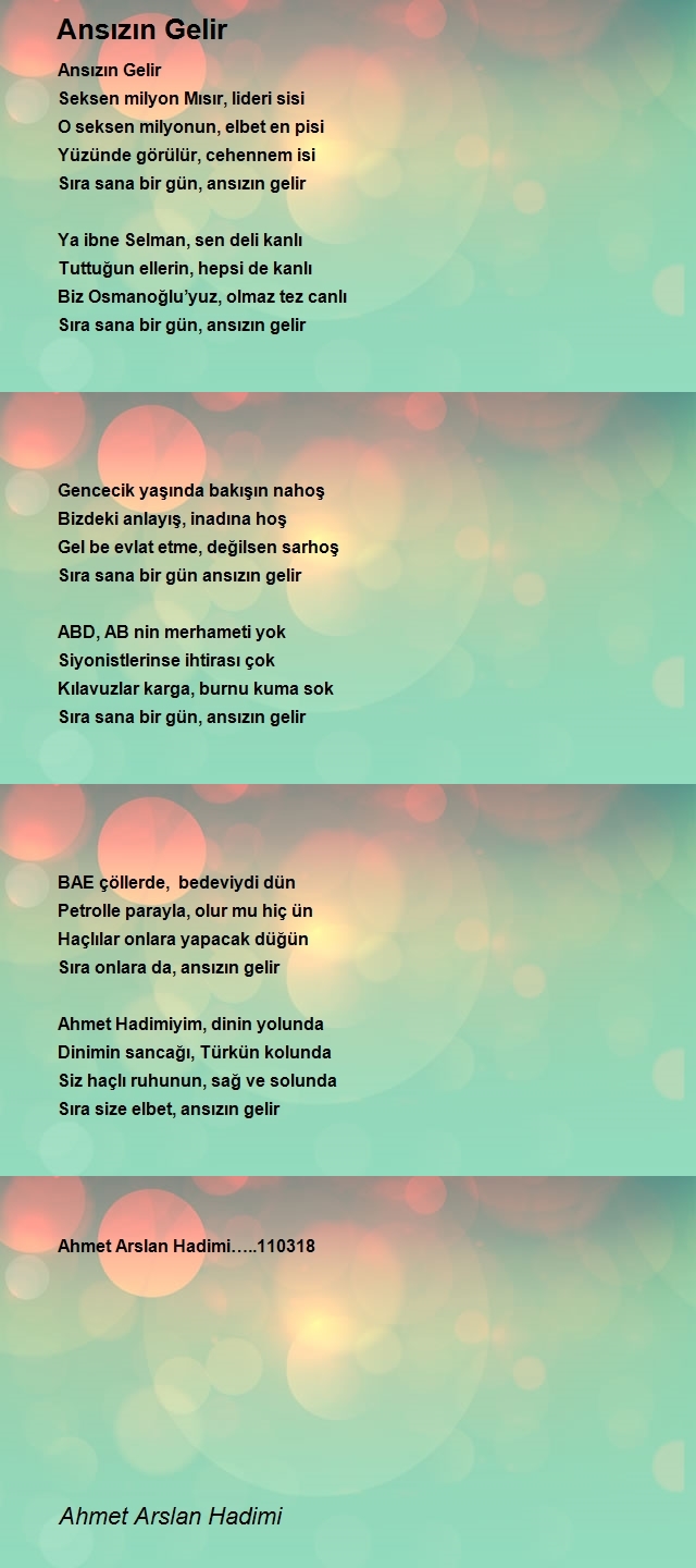 Ahmet Arslan Hadimi