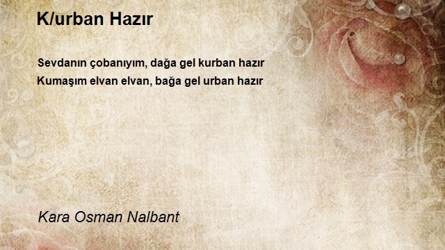 Kara Osman Nalbant