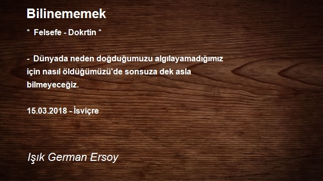 Işık German Ersoy
