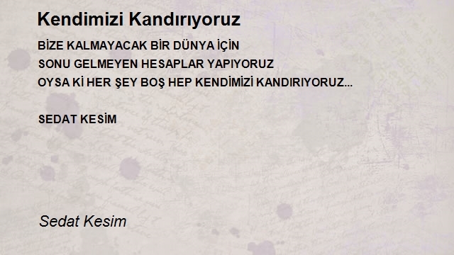 Sedat Kesim