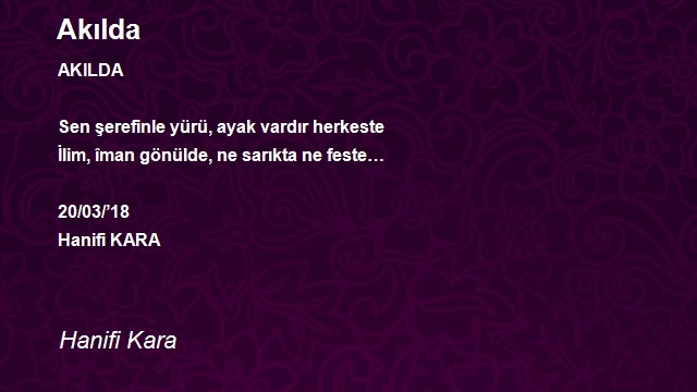 Hanifi Kara