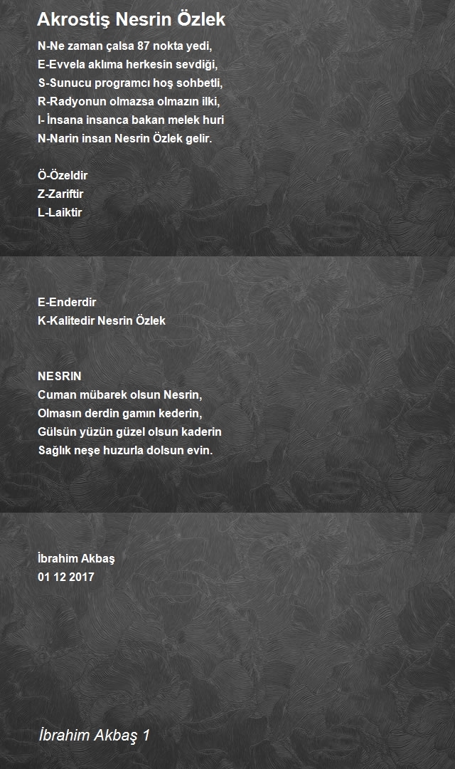 İbrahim Akbaş 1