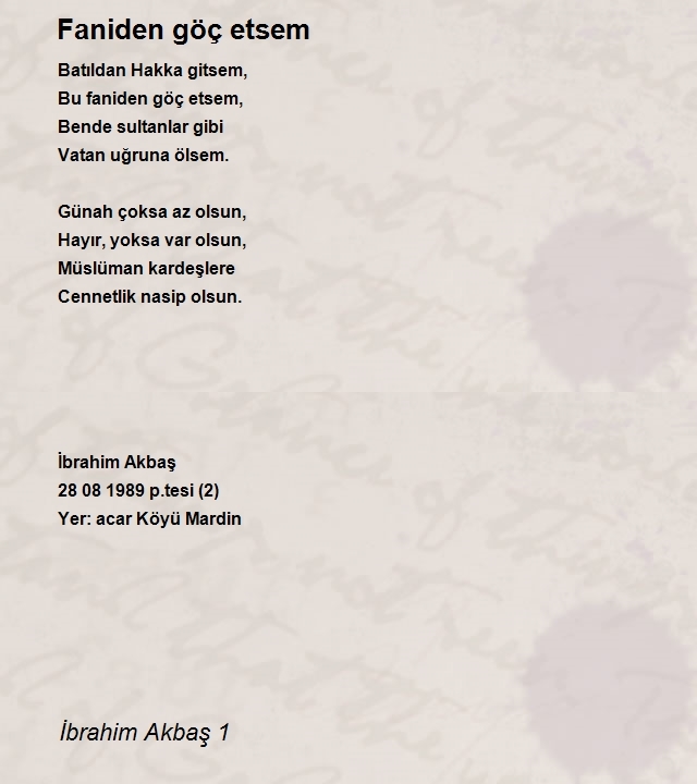 İbrahim Akbaş 1