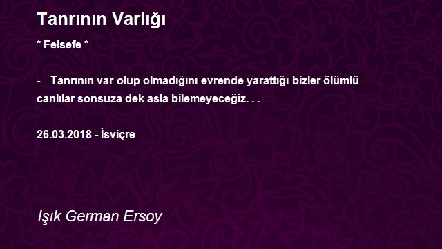 Işık German Ersoy