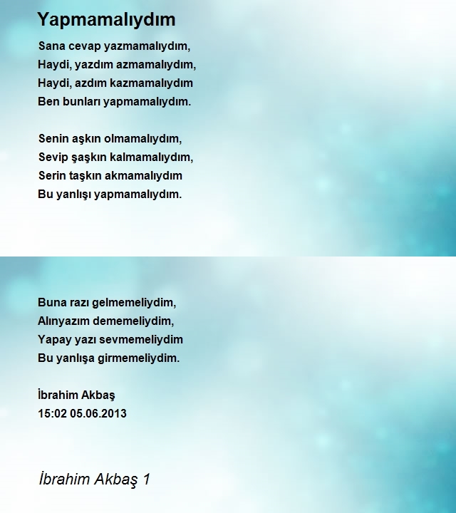 İbrahim Akbaş 1