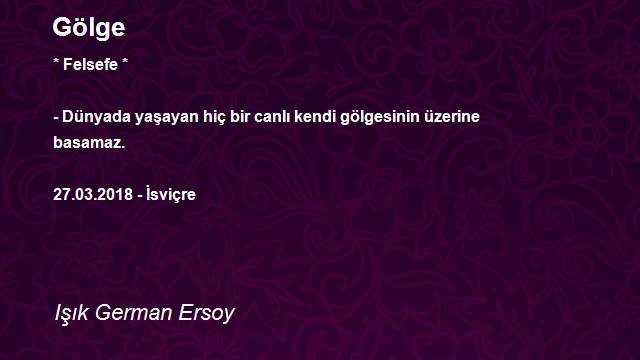 Işık German Ersoy