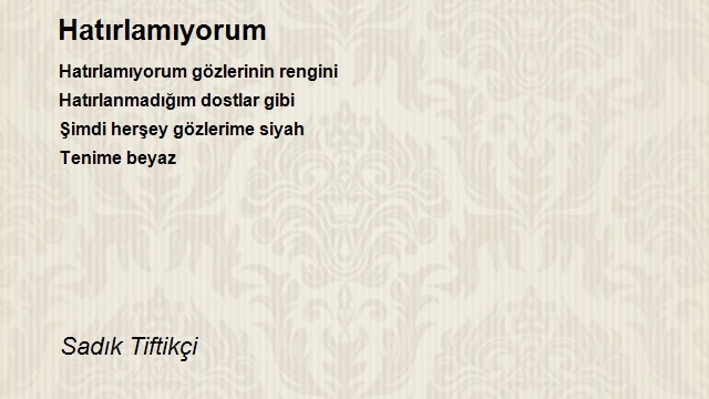 Sadık Tiftikçi