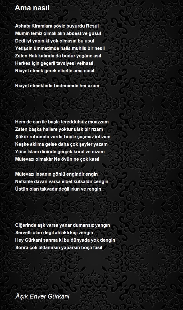 Âşık Enver Gürkani