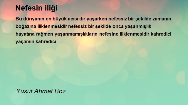 Yusuf Ahmet Boz