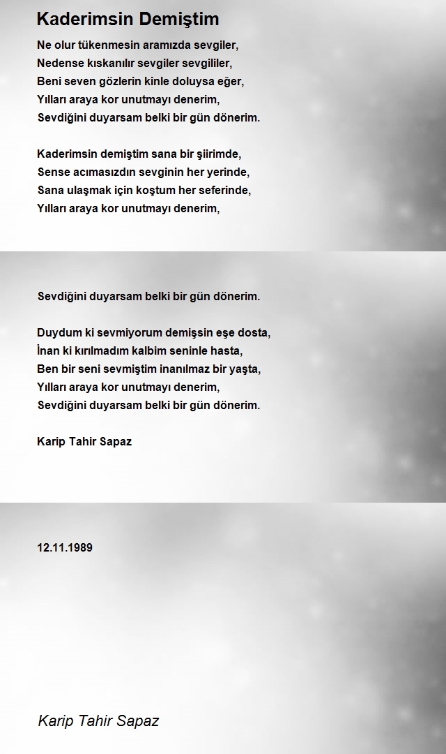 Karip Tahir Sapaz