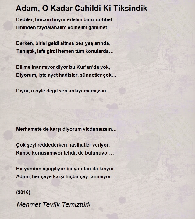 Mehmet Tevfik Temiztürk