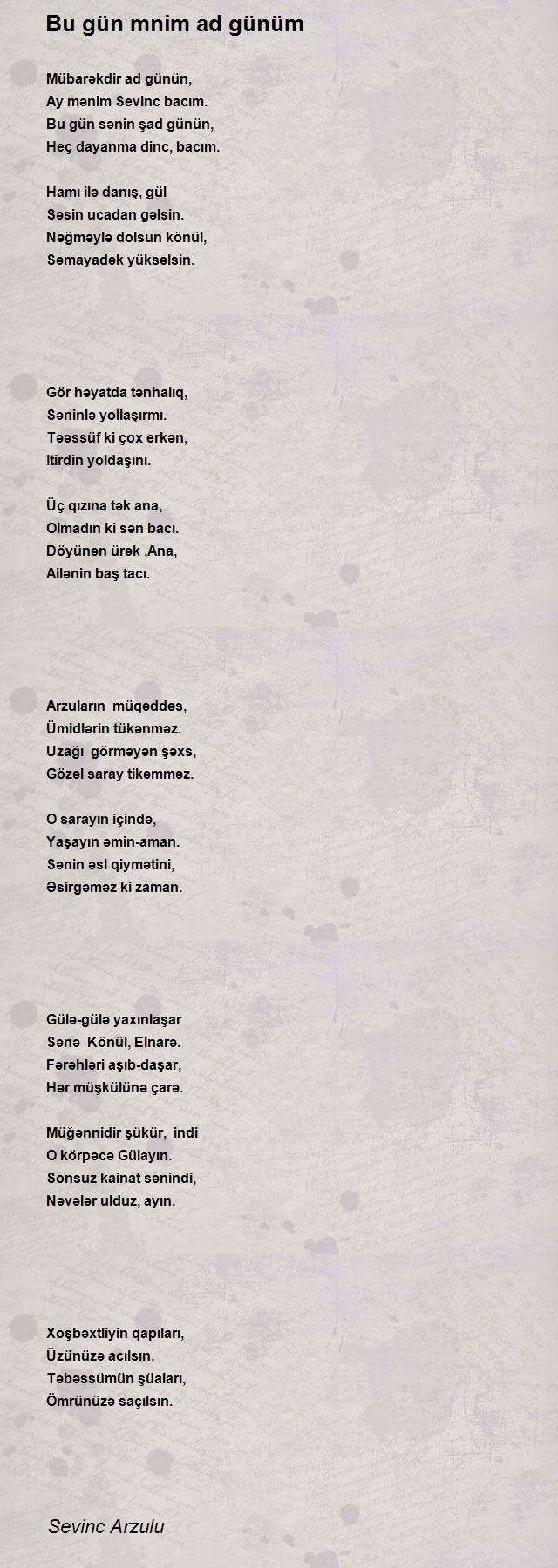 Sevinc Arzulu