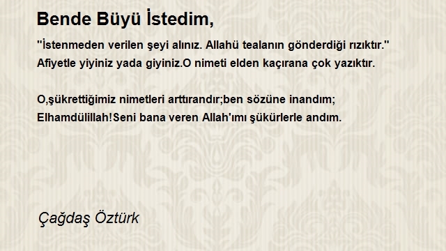 Çağdaş Öztürk