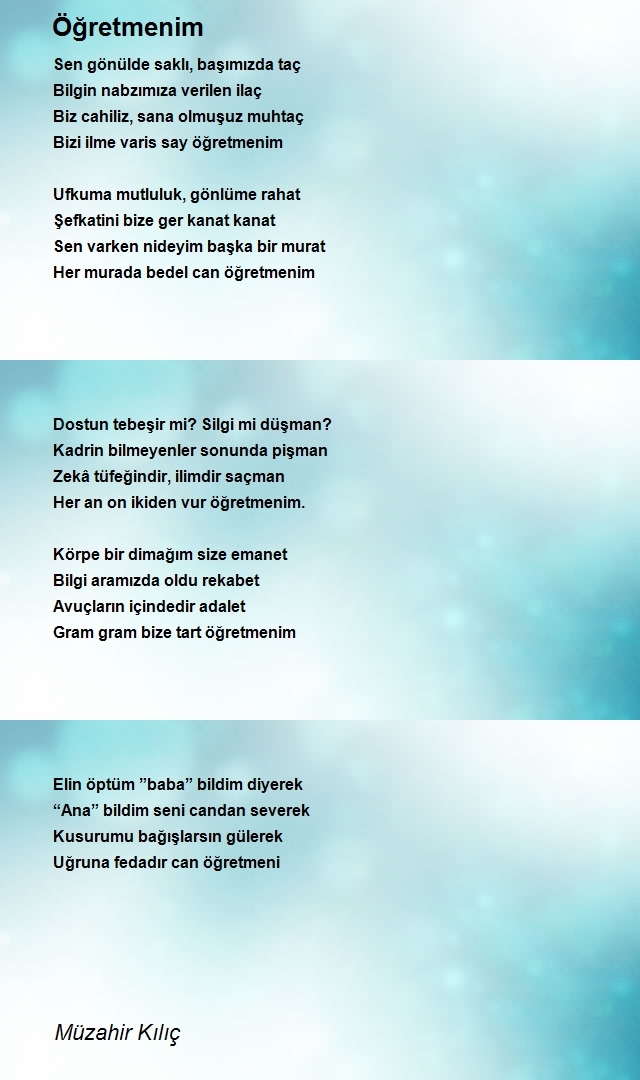 Müzahir Kılıç