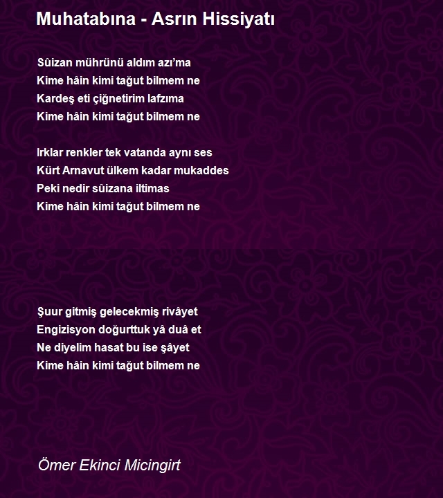 Ömer Ekinci Micingirt
