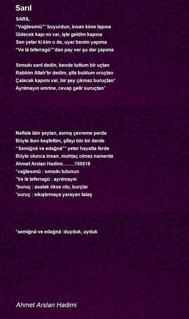 Ahmet Arslan Hadimi