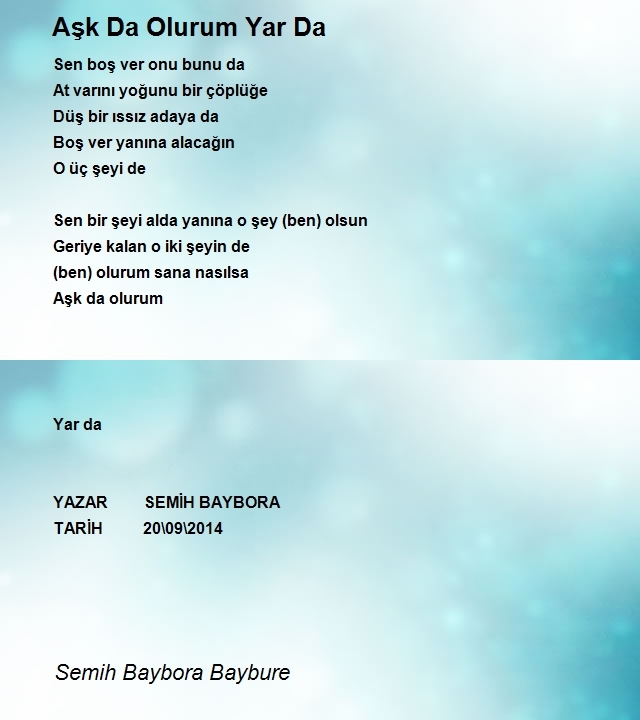Semih Baybora Baybure
