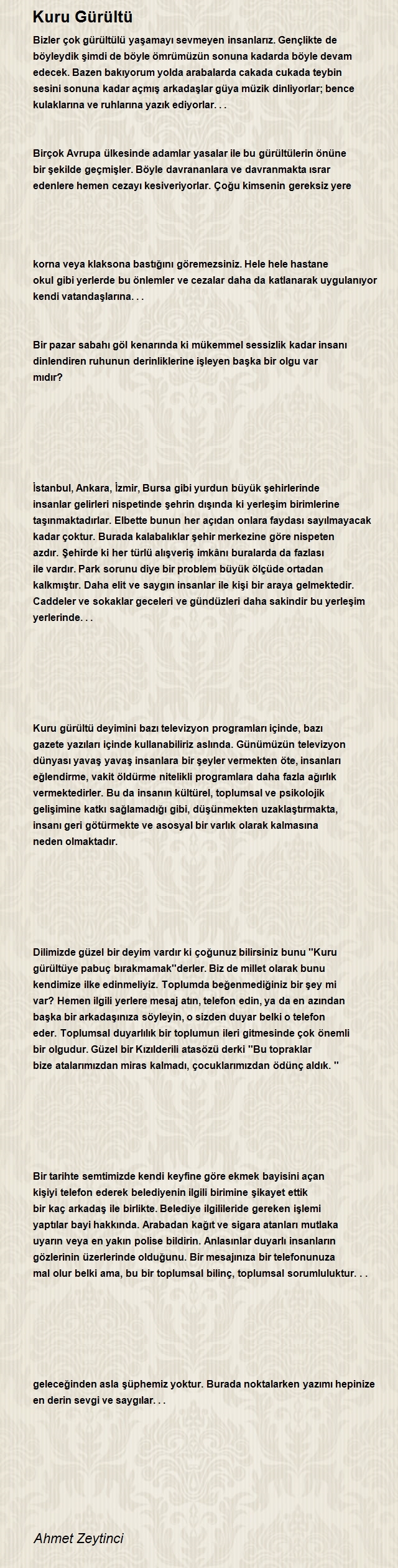 Ahmet Zeytinci