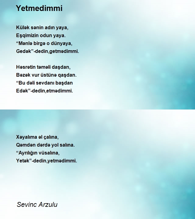 Sevinc Arzulu