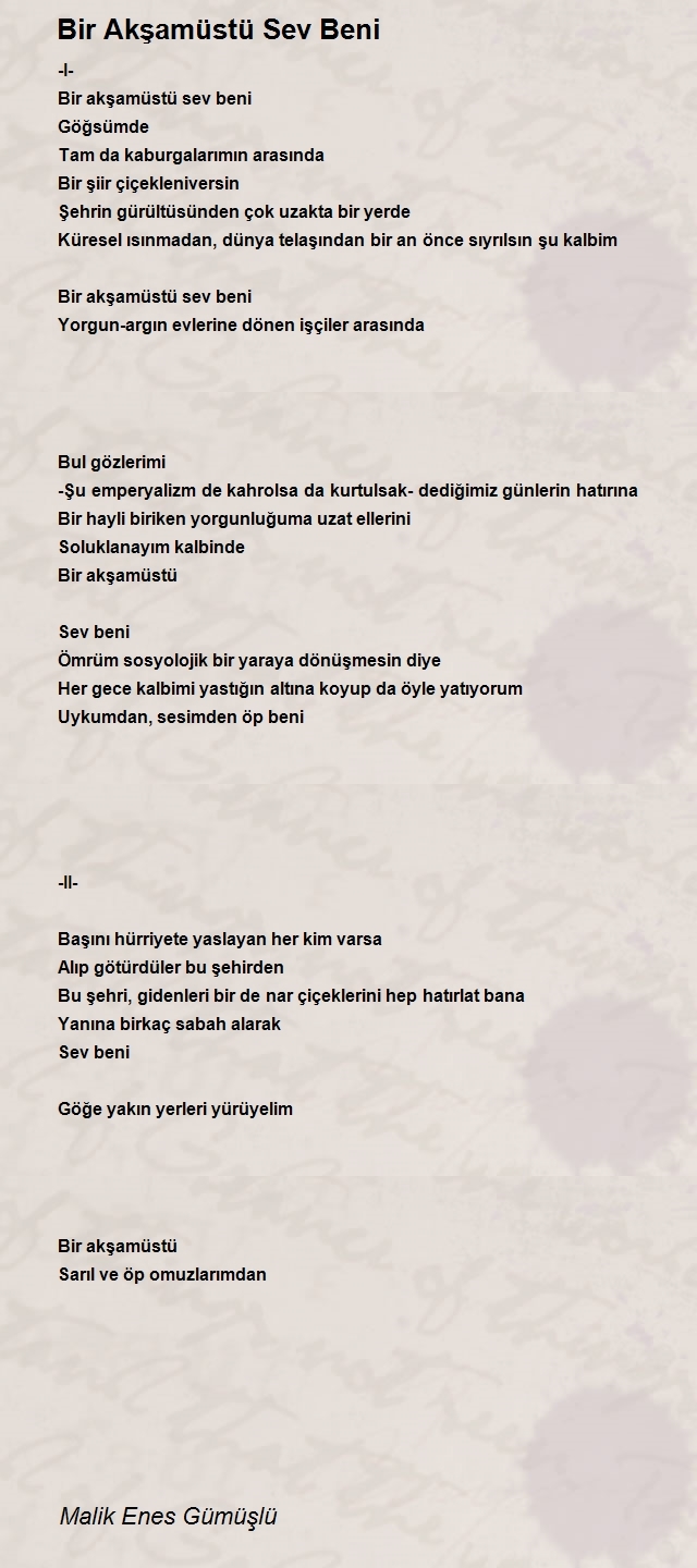 Malik Enes Gümüşlü