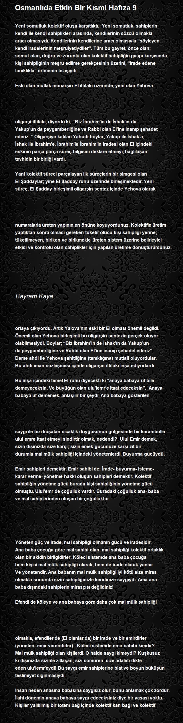 Bayram Kaya