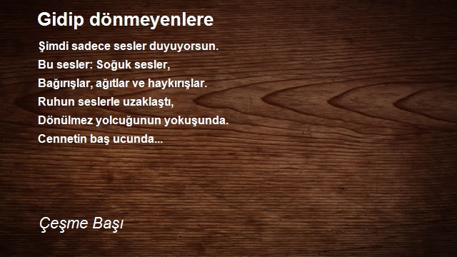 Çeşme Başı