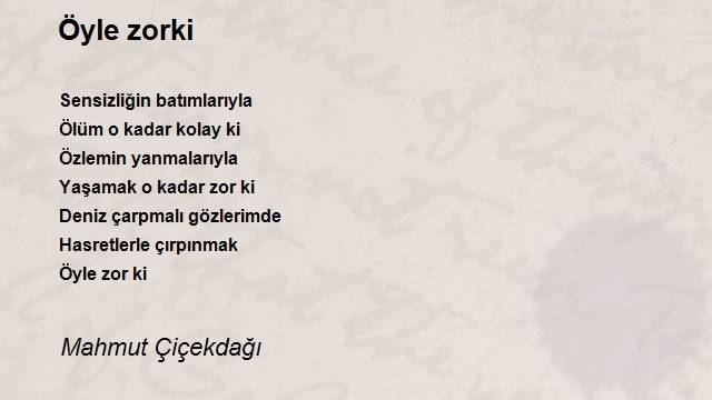 Mahmut Çiçekdağı