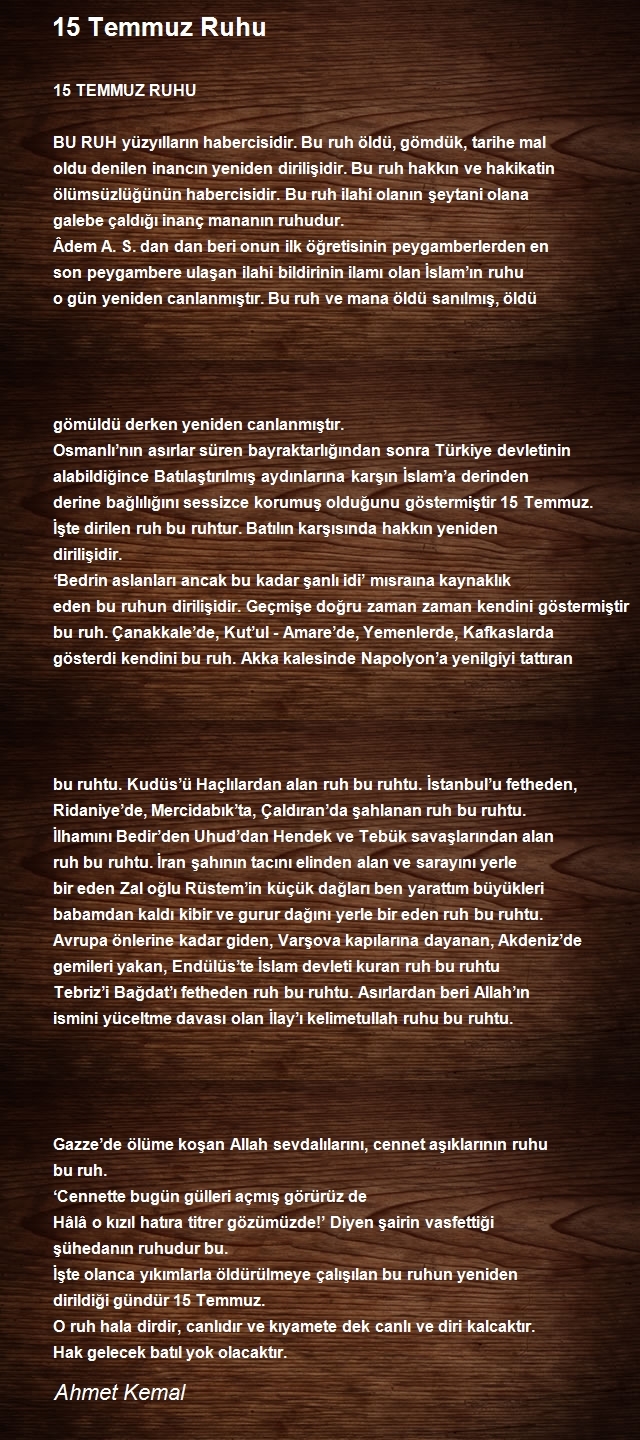 Ahmet Kemal