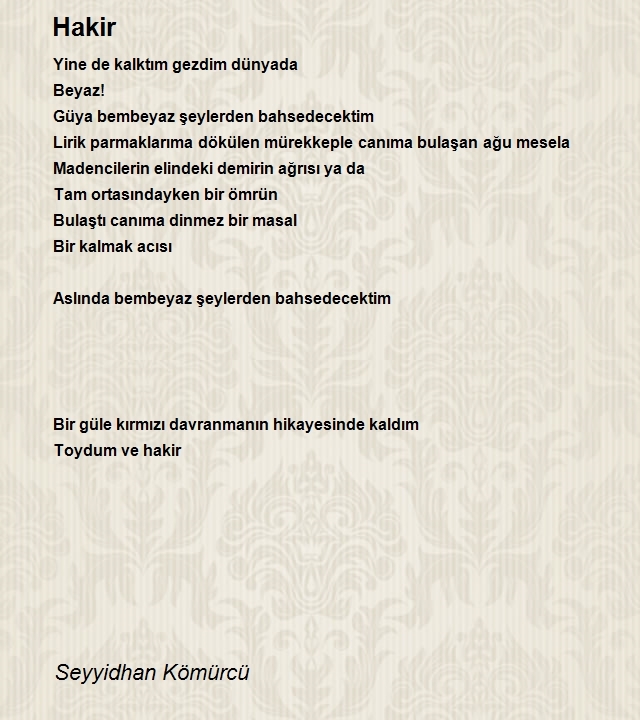 Seyyidhan Kömürcü