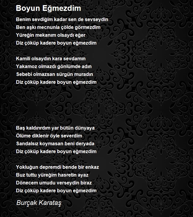 Burçak Karataş