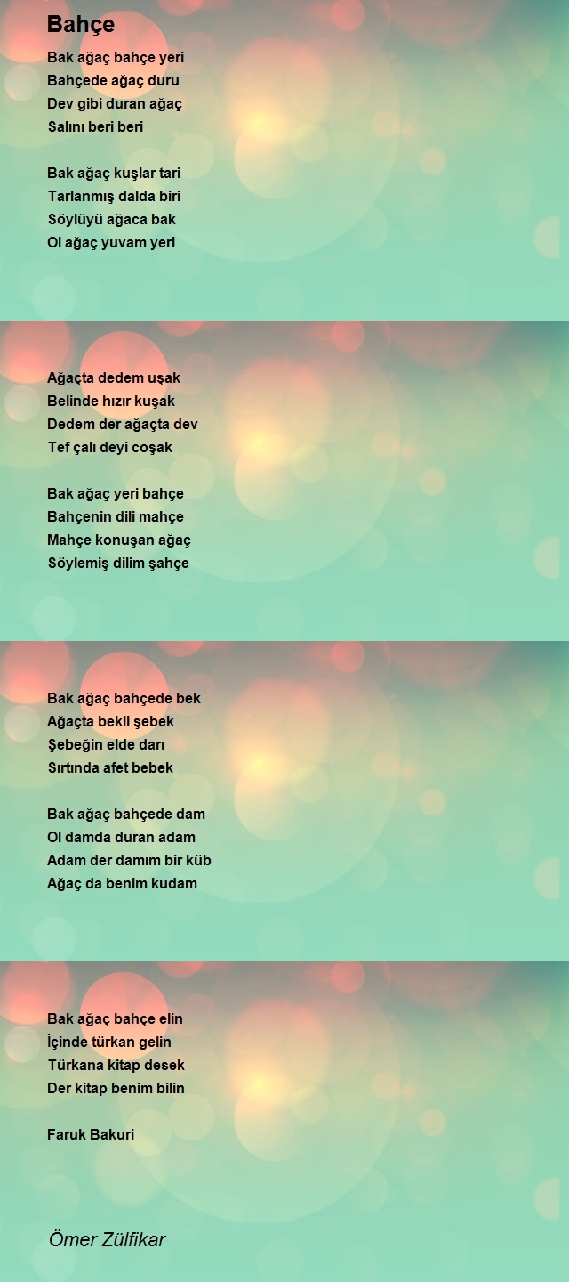Ömer Faruk Zülfikar Bakuri