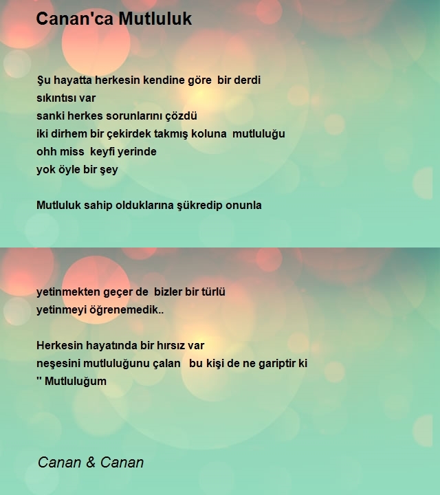 Canan & Canan