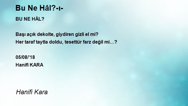 Hanifi Kara