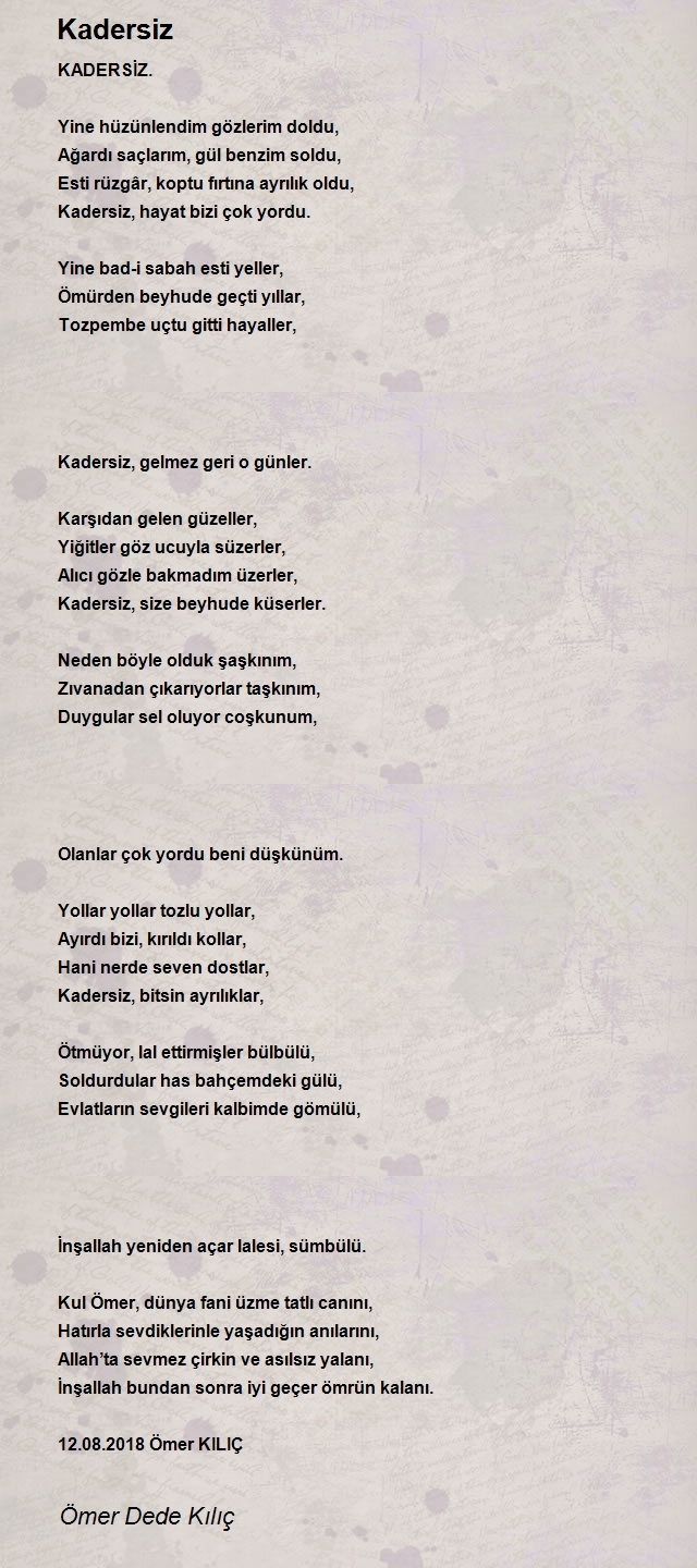 Ömer Dede Kılıç
