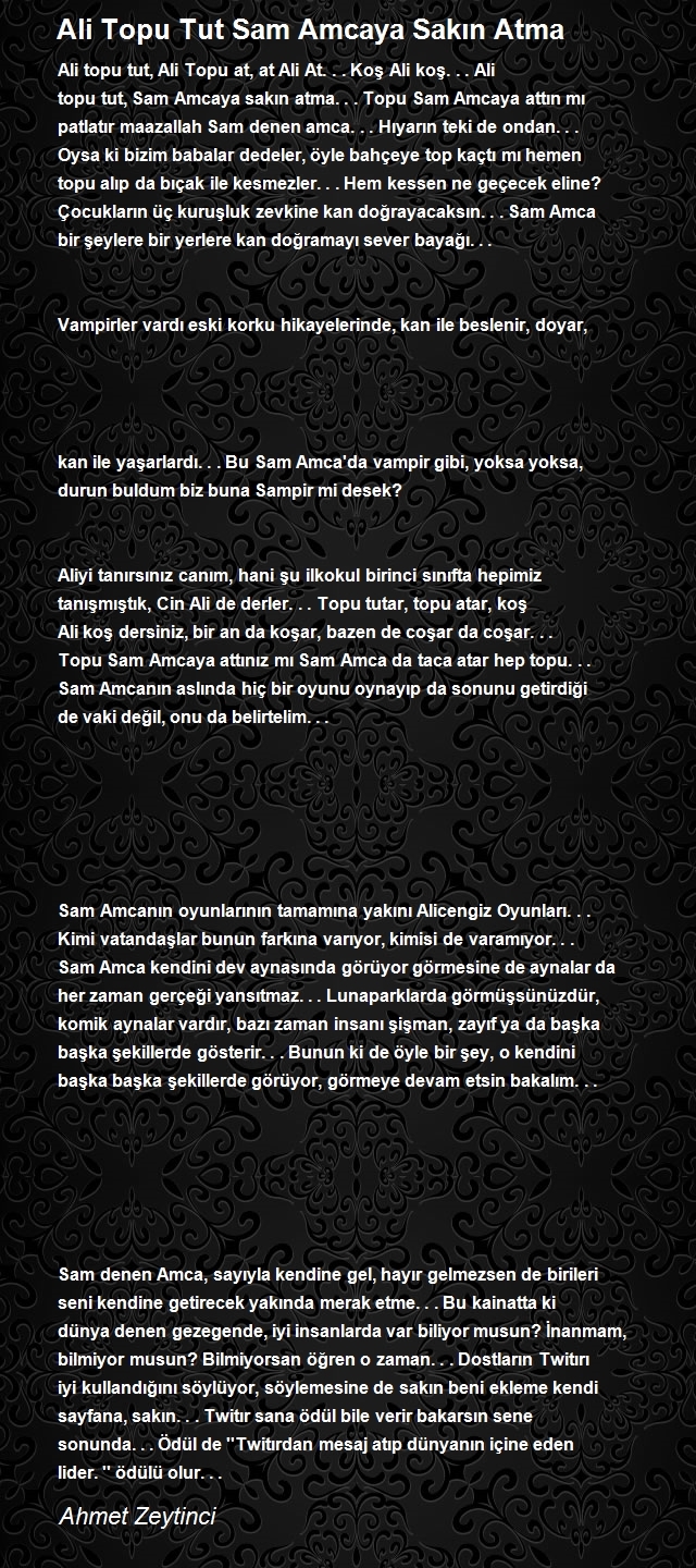 Ahmet Zeytinci