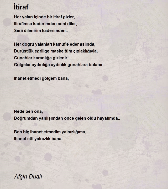Afşin Dualı
